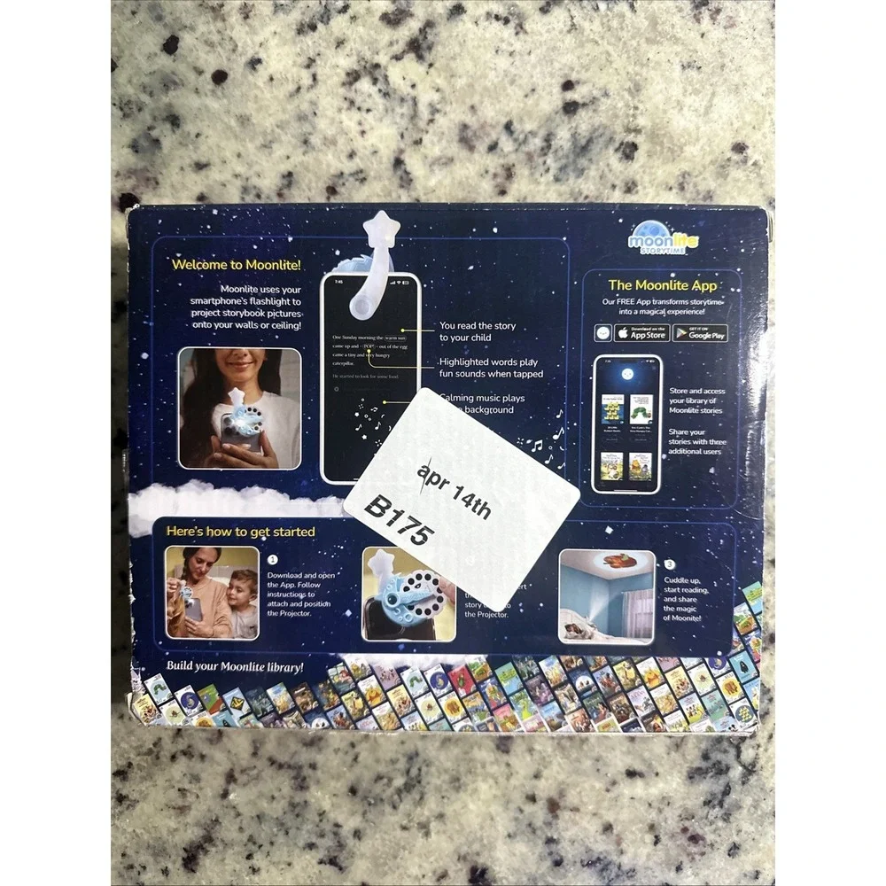 MOON LITE STORYTIME Eric Carle Stories Storytime Projector & App NEW IN BOX